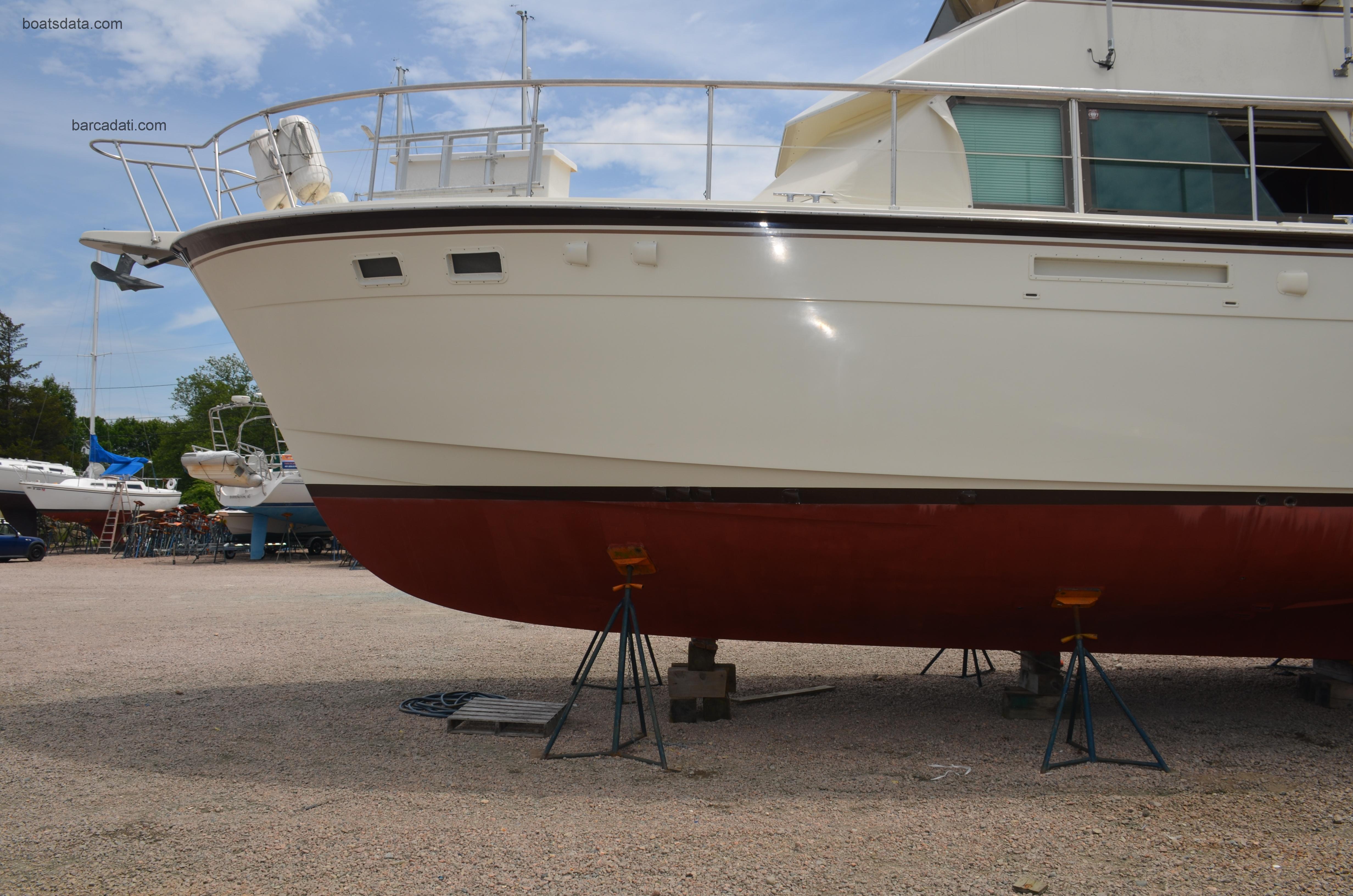 Hatteras 48 Cockpit Motor Yacht scheda tecnica 