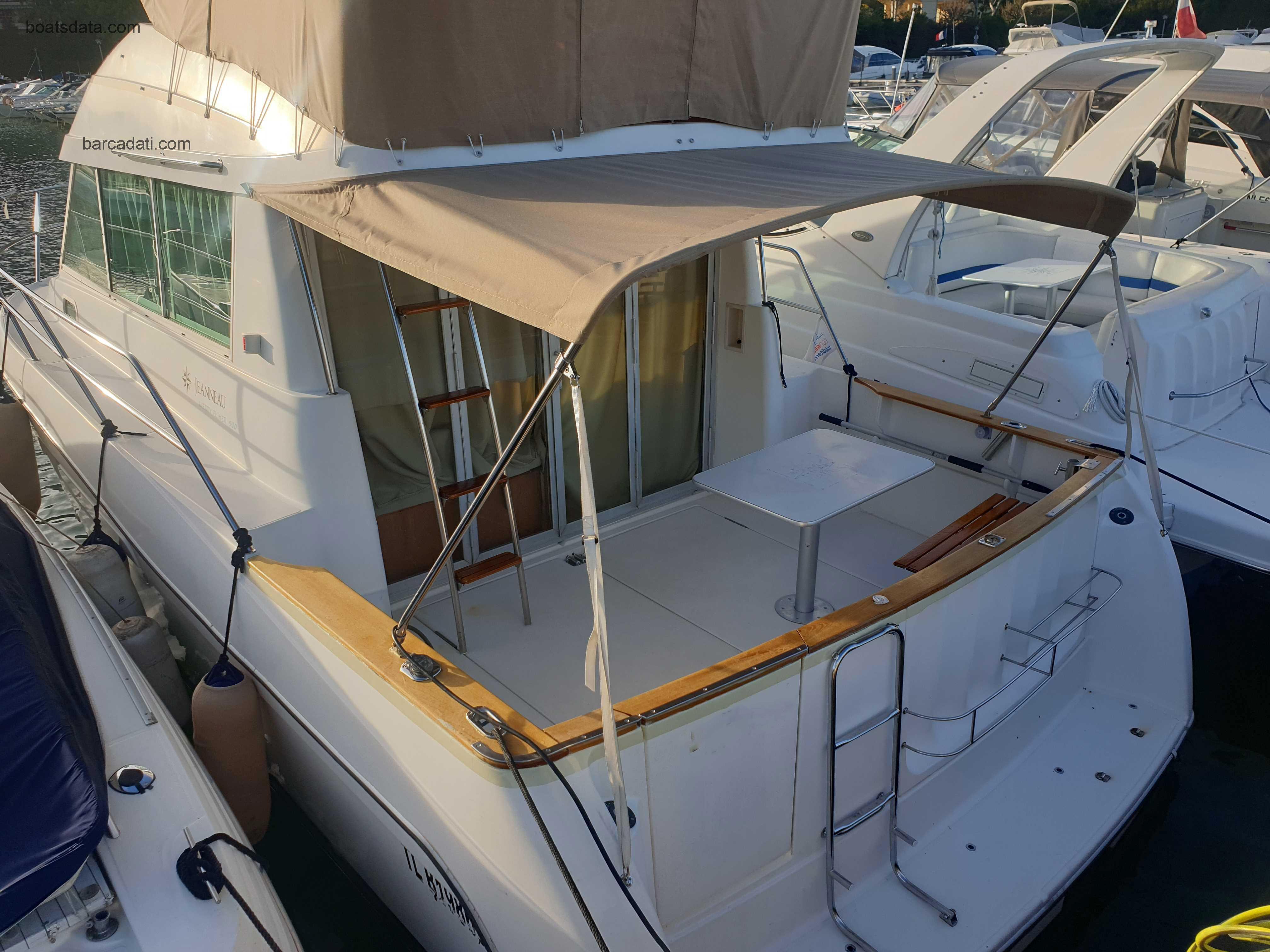 Jeanneau Merry Fisher 900 Fly scheda tecnica 