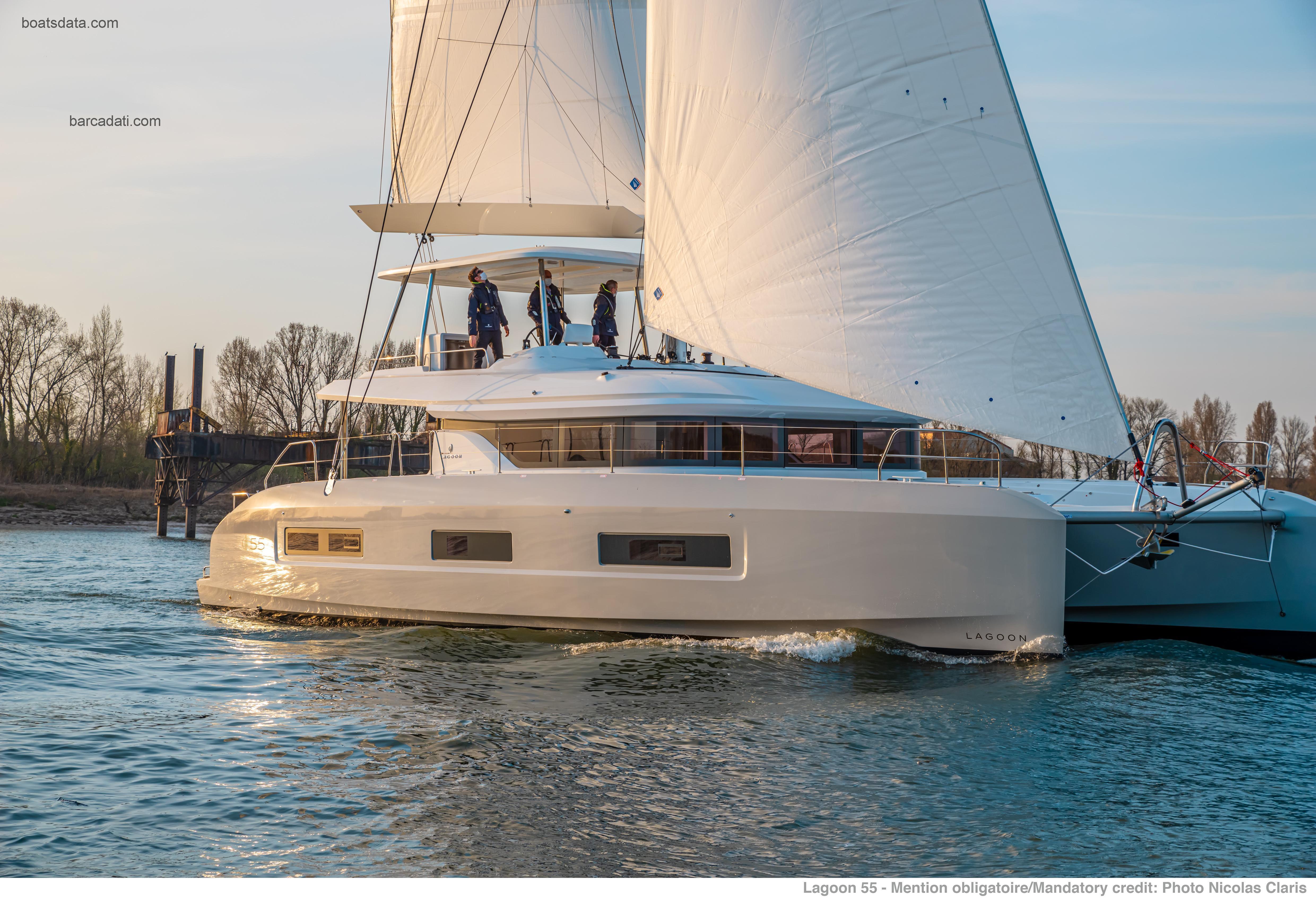 Lagoon 55 recensioni e scheda tecnica