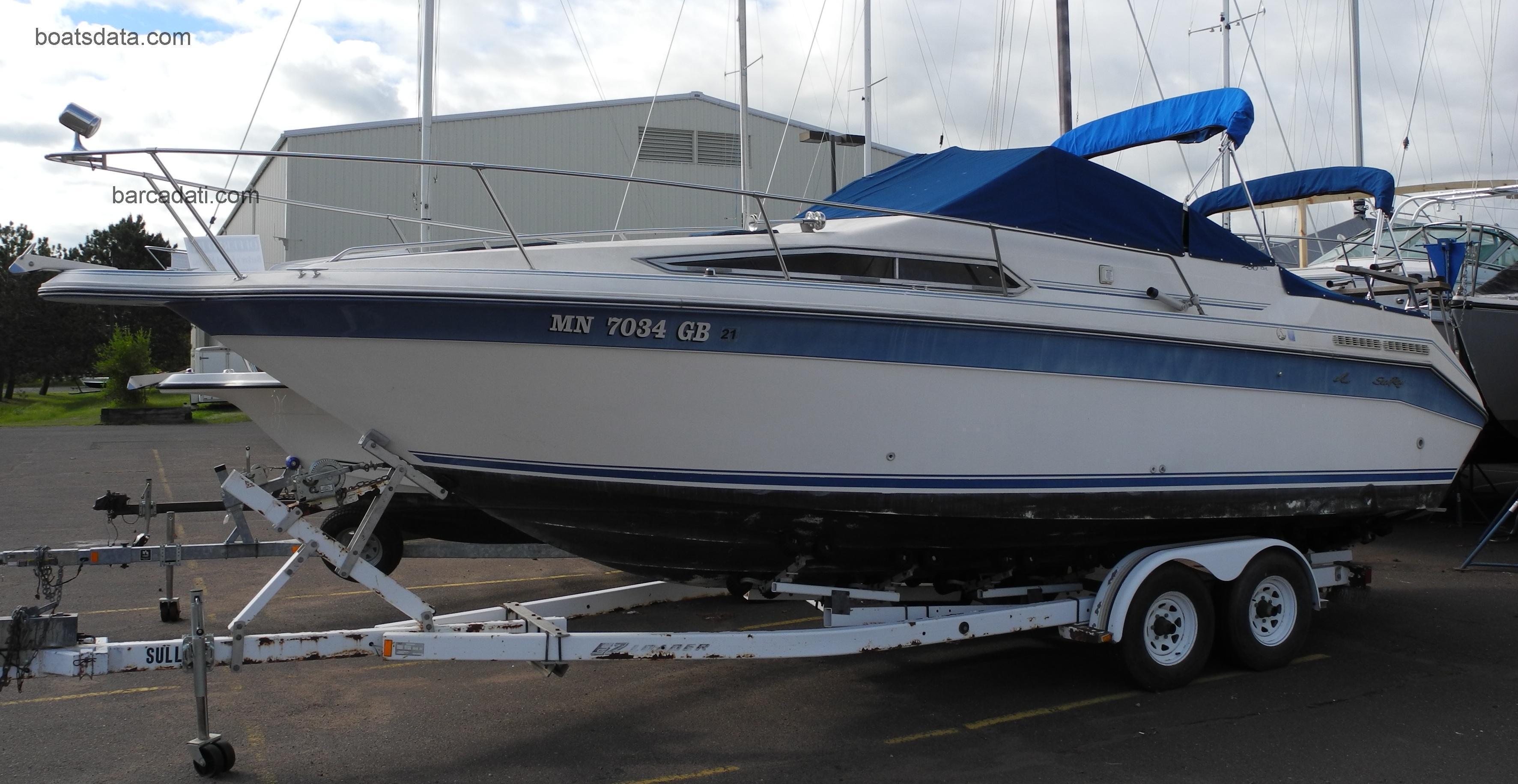 Sea Ray 250 DA scheda tecnica 